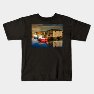 Calm Water at Peggys Cove 05 Kids T-Shirt